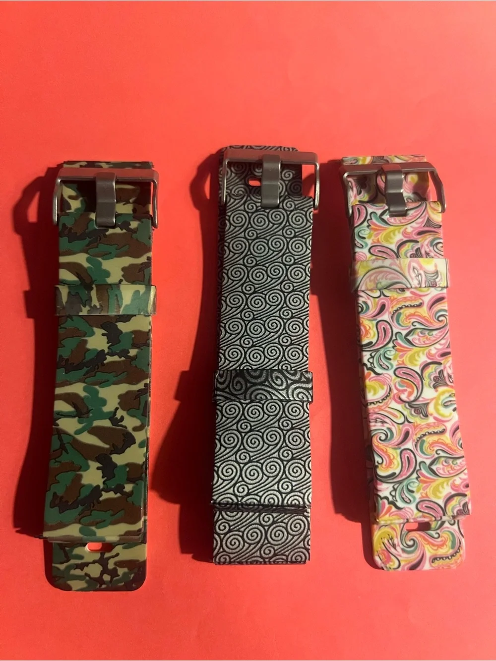 New Blaze 3 pk Silicone Bands